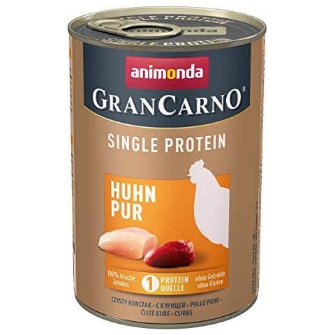 animonda Gran Carno adult Single Protein Hundefutter, Nassfutter für ausgewachsene Hunde, Huhn pur Cover