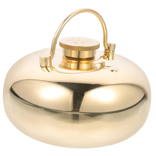 Se blottir le lit en hiver avec la bouillotte compacte en laiton IMIKEYA