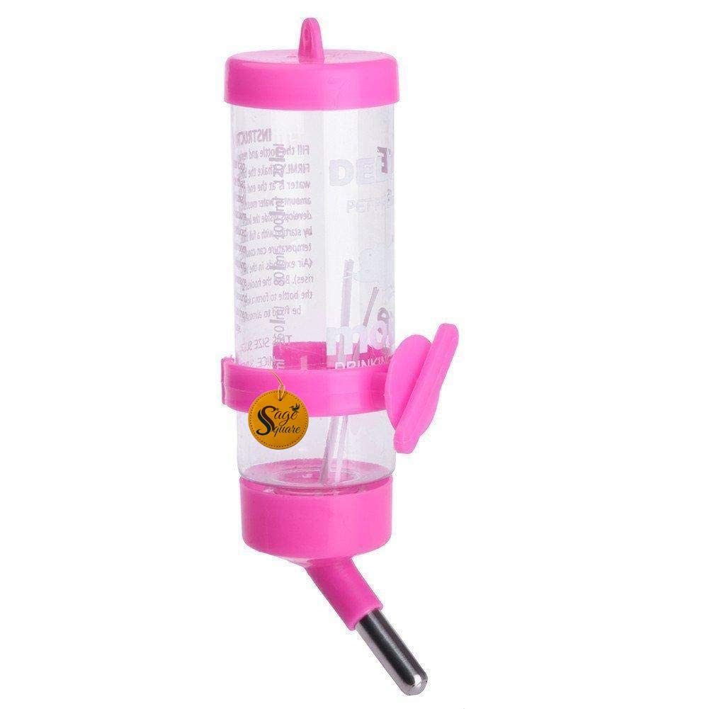 Sage Square 125 ml Leak Proof Water Bottle for Hamster/Gerbil/Mice/Guinea Pig/Ferret/Rabbit (Pink) (B08BCG7PXX) Amazon Price History, Amazon Price Tracker