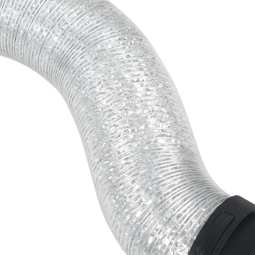 Copgge 75mm Y Splitter Diesel Heater Duct Vent Dual Layer Auxiliary Heater Ducting Pipe Outlet Hose Flexible Generator Vent Extension Fits for Eberspacher Webasto Heater, for Chinese Diesel Heater 5KW