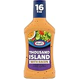 Kraft Thousand Island Salad Dressing with Bacon (16 fl oz Bottle)