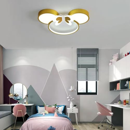 Lampe de plafond papillon pour une chambre de bébé douce et moderne - 2