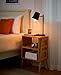 Pipishell Bamboo Stackable End Tables, Wood Living Room Nightstand, Bedside Tables for Bedroom Storage, 2PCS