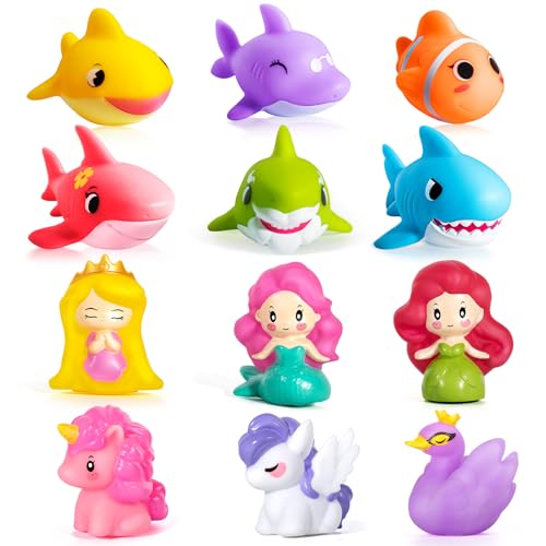 Image of Hely Cancy Baby Bath Toys - No Hole Bath Toys for Kids, Bath Tub Shower Toys for Newborn Baby