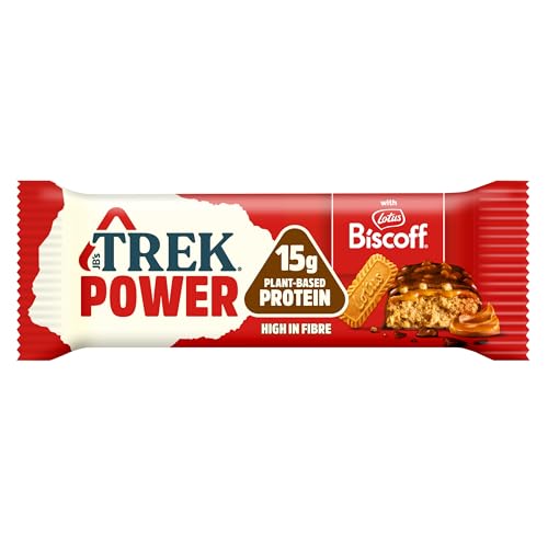 JB's TREK Protein Power Bar Biscoff - Plant Based - Vegan Snack - 55g x 16 bars