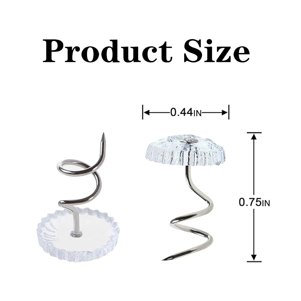 Twist Pins, Cat Scratch pad,Bed Sheet Quilt Sofa Cushion Clip Fixer, Twist Spiral Pins for Slipcovers of Couch Sofa Bed (30Pcs)