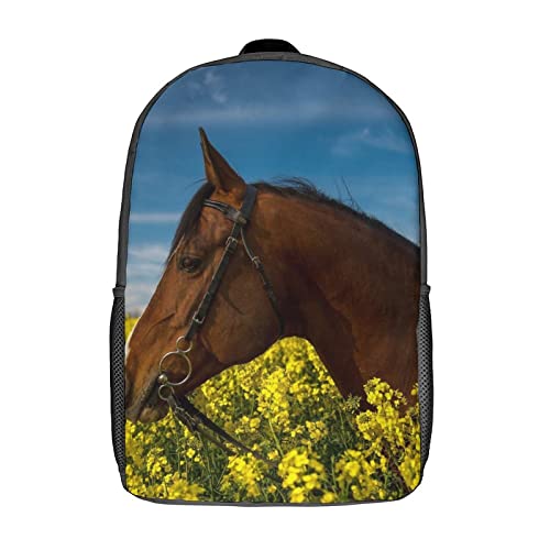 Sac à dos pour enfants adultes Cheval soulageant le dos