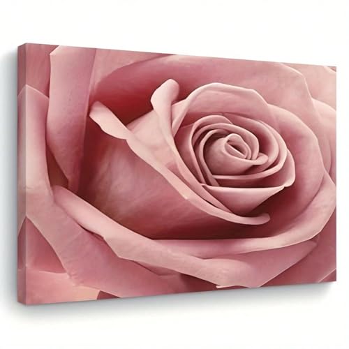 Impression de roses roses sur toile pour une chambre à coucher cocooning