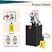 12V Double Acting Hydraulic Pump Power Unit, Heavy Duty Industrial Hydraulic Power Pack with 10 Quart Metal Reservoir, High Pressure DC Hydraulic Unit for Dump Trailers, Log Splitters, Lifts