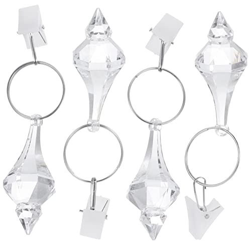 Pesas de cortina de cristal Beatifufu con diseño decorativo fino 6