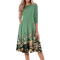 Vestido Vestidos Tallas Grandes Vestidos Playa Mujer Ropa Mujer Verano Caftan De Mujer Vestido Fiesta Mujer Largo Mis Pedidos 2#Verde Menta XXL