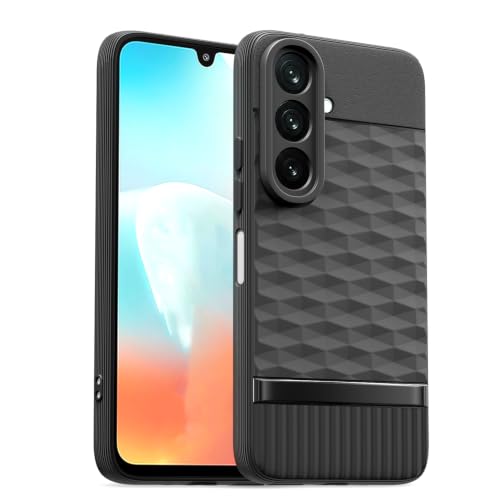 Image of Pikkme Back Cover for Samsung Galaxy M47 5G / A27 5G Camera Protection 3D Hexa Cube Design Silicone Protective Bumper Case (Black)