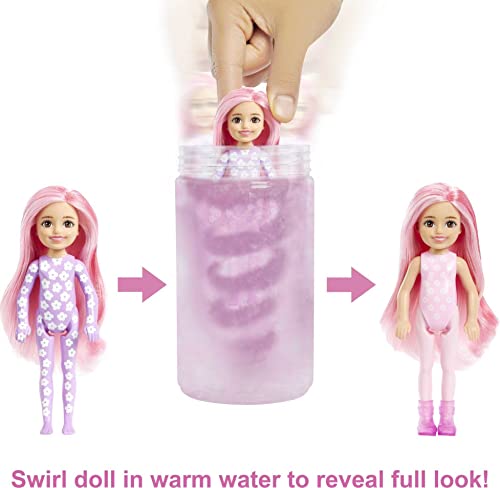 Muñeca Barbie Chelsea Color Reveal con 6 sorpresas miniatura 3