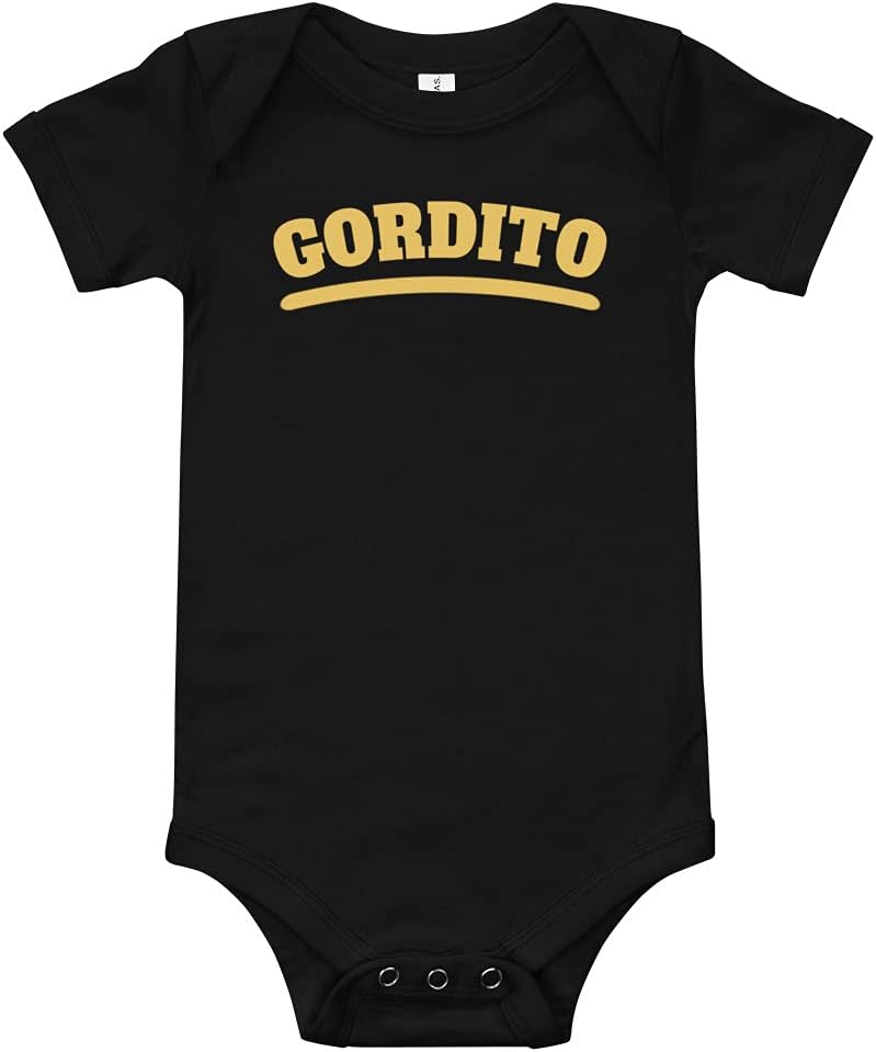 Gutsy Gordito Baby Onesie, Gordito Baby Shirt, Gordito Funny Spanish Onesie, Funny Chubby Shirt For Babies