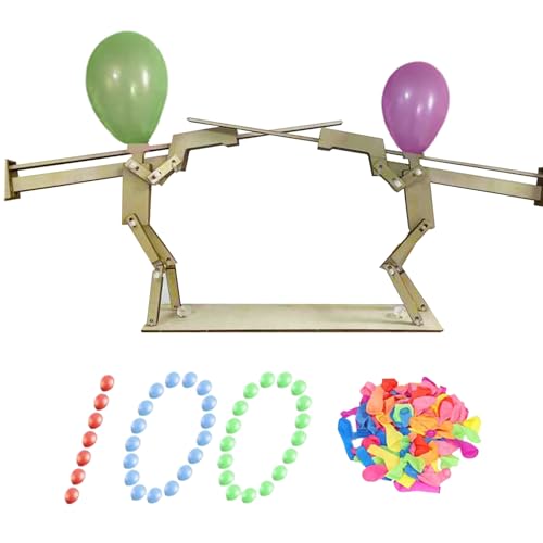 Genérico Ballon Bambo Man Battle, Headshot Woodbots 2025 Nue, 100 Globos, 2 Bambu Man, Juegos De Globos para Adultos En Estrategia, Desarrollo del Pensamiento, Innovación