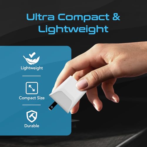 Image of Ceptics Japan, Philippines Travel Adapter Plug with Dual USB - USA Input - Type A - Ultra Compact (CTU-6) - Perfect for Cell Phones, Laptops, Camera Chargers