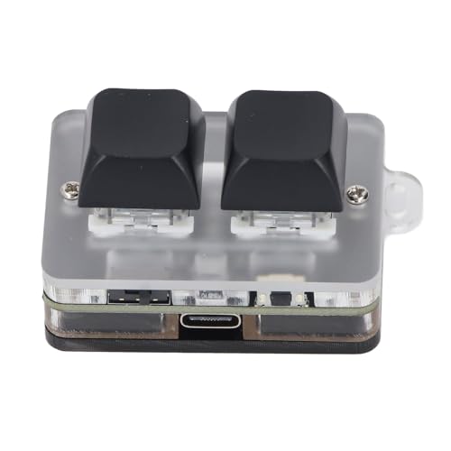 Teclado mecánico de 2 teclas mini programable con conexión BT inalámbrica y RGB