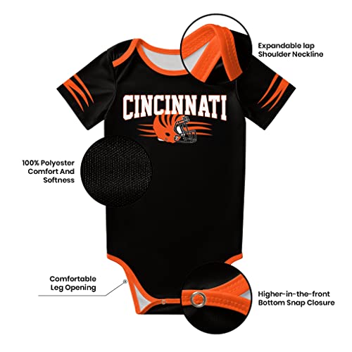Antking Cincinnati Baby Clothes Custom Baby Name And Number Onesie For Boy Girl Personalized Gift #TOP5