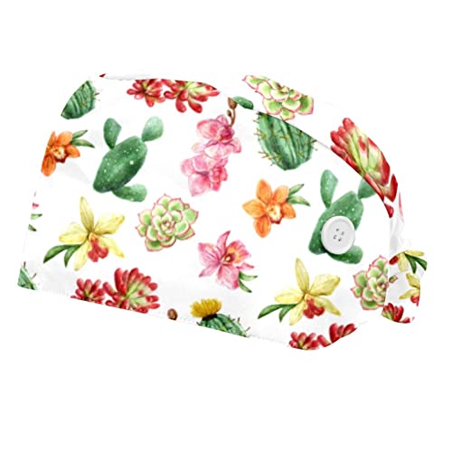 Chapeaux bouffants 2PCS ajustables avec bandeau anti-transpiration