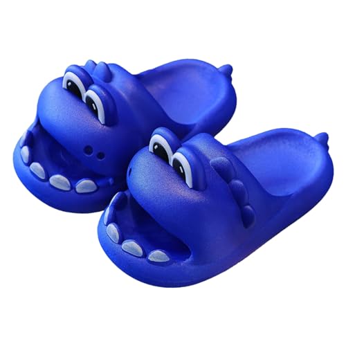 Toddler Baby Cute Dinosaur Slippers Boys Girls Open Toe Non-Slip Plain Sandals Swim Beach Pool Casual Shower Slipper