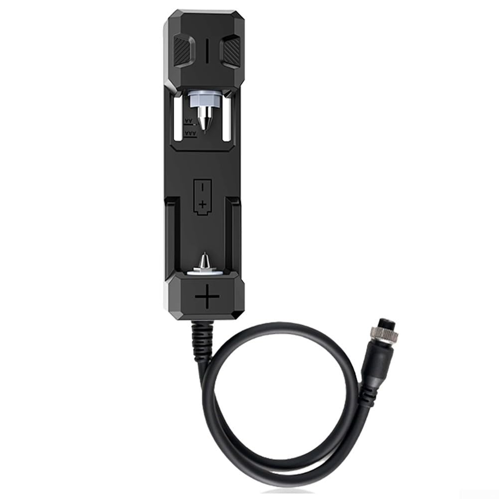 HRM-10 Interner Widerstandsmesser für Lithium-Batterien, 0–100 V Gleichspannung & 0–200 Ω Widerstandsprüfer mit Kelvin-Clips, Farbbildschirm und Datenexport (C)