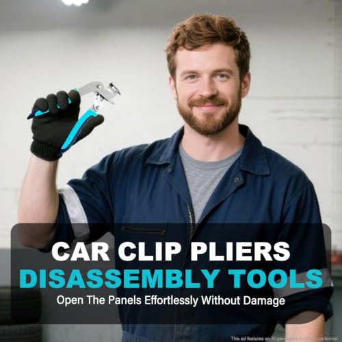 Image of Car Clip Pliers and Disassembly Tools, 2026 New Car Clip Remover Tool, Easy to Remove Fasteners, Clips, Buckles, and Rivets, Open The Panels Effortlessly Without Damage (2 Pack)