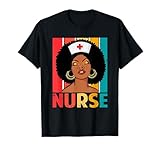 Photo Gallery retro vintage style black nurse - black queen melanin nurse maglietta Photo Gallery retro vintage style black nurse - black queen melanin nurse maglietta