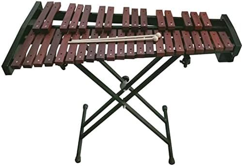 Professional 37-Key Wooden Xylophone Glockenspiel Percussion Educational Instrument With Mallets Stand And Gig Bag,Enchanting12
