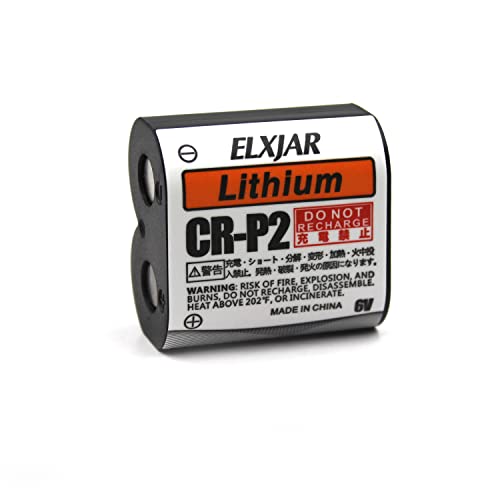 Hflexgrad CR-P2 5-Pack) 6V 1500Mah Lithium Photo Battery Replaces 223A, 2Cr-P2, El223Ap, And Dl223A Batteries thumb #2