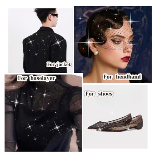 Strass hotfix et transferts de strass ronds plats à repasser pour loisirs créatifs textile