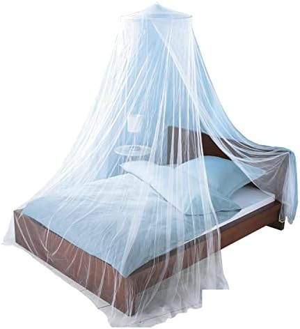 Mosquito Net Elegant Bed Canopy Set, Twin/Full, White