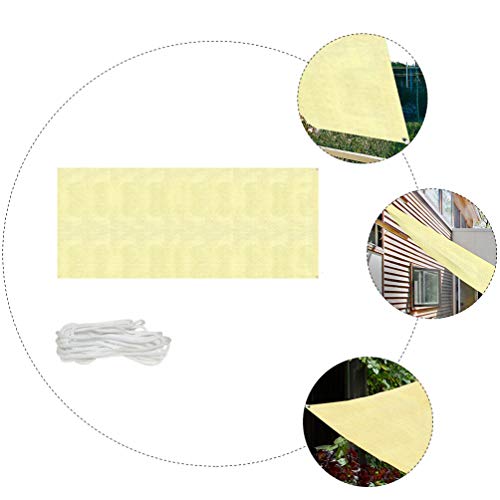 Angoily Sun Sail Shade UV Bloco de Jardinagem Tecido Abrigo Dossel Toldo Dossel Sombra À Prova D' Á