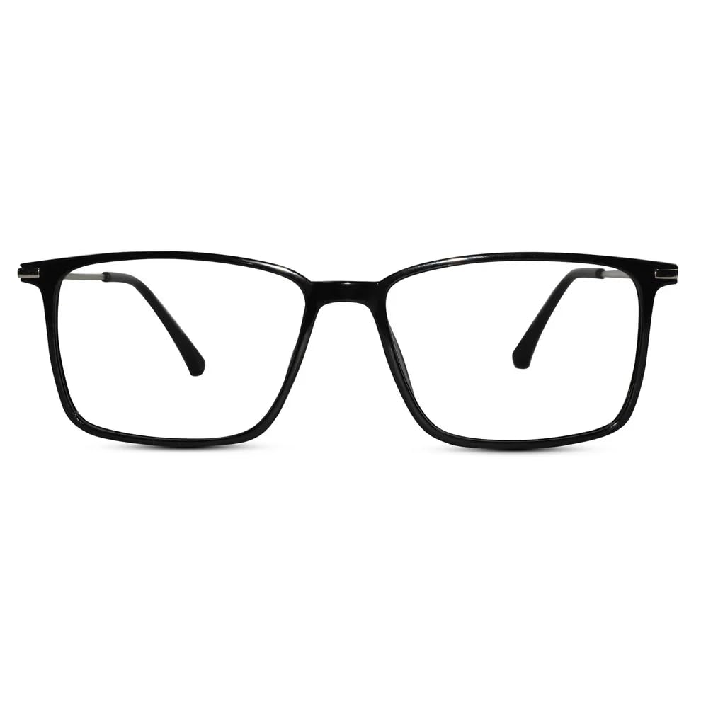 Image of LensKandy Rectangular Eyeglasses | Stylish Blue Light Blocking Computer Glasses for Men & Women | Lightweight Frame for Office & Daily Use | Zero Power Eyeglasses For Eye Protection