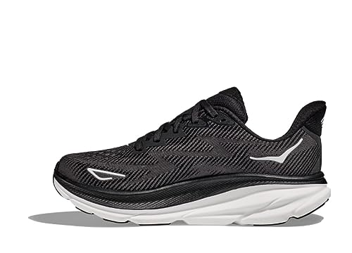 Image of Hoka Men's Clifton 9 Black /White 13 Medium