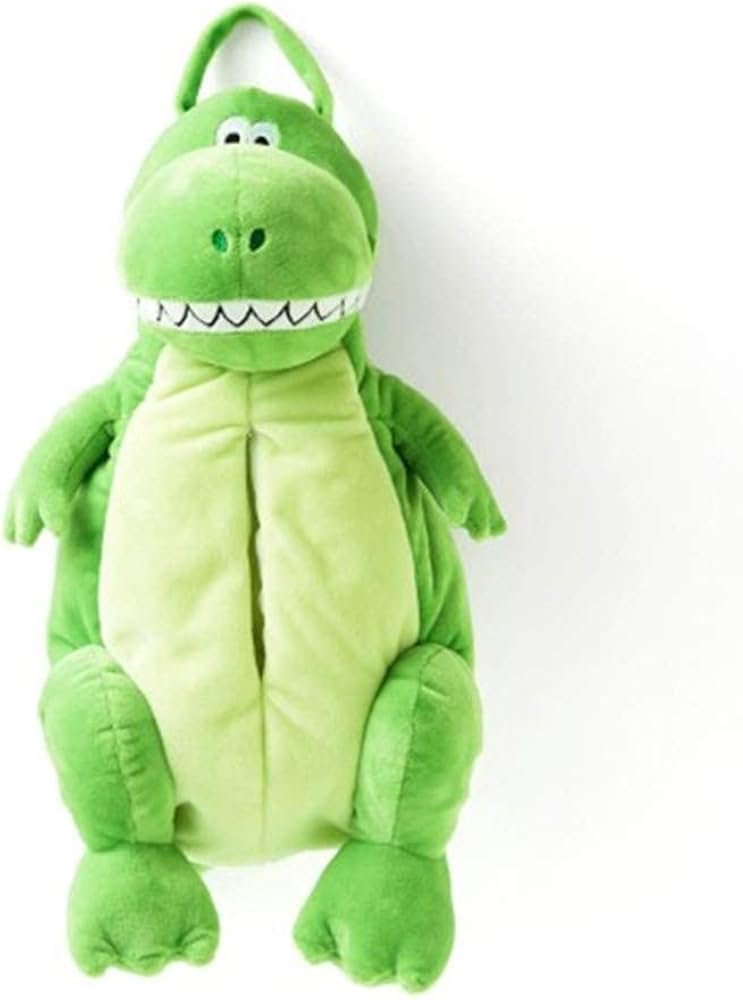 ディズニーストア　トイストーリー　レックス　ぬいぐるみティッシュカバー　タグ付き ディズニーストア トイストーリー レックス ぬいぐるみティッシュ