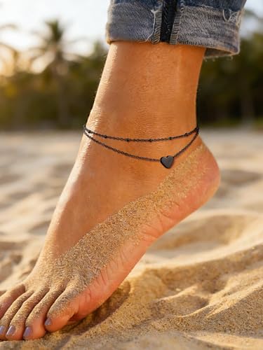 PROSTEEL Gold/Silver Anklets for Women Waterproof, 14K Gold Plated Ankle Bracelet Non Tarnish, Jewelry Gifts Adjustable - Image 3