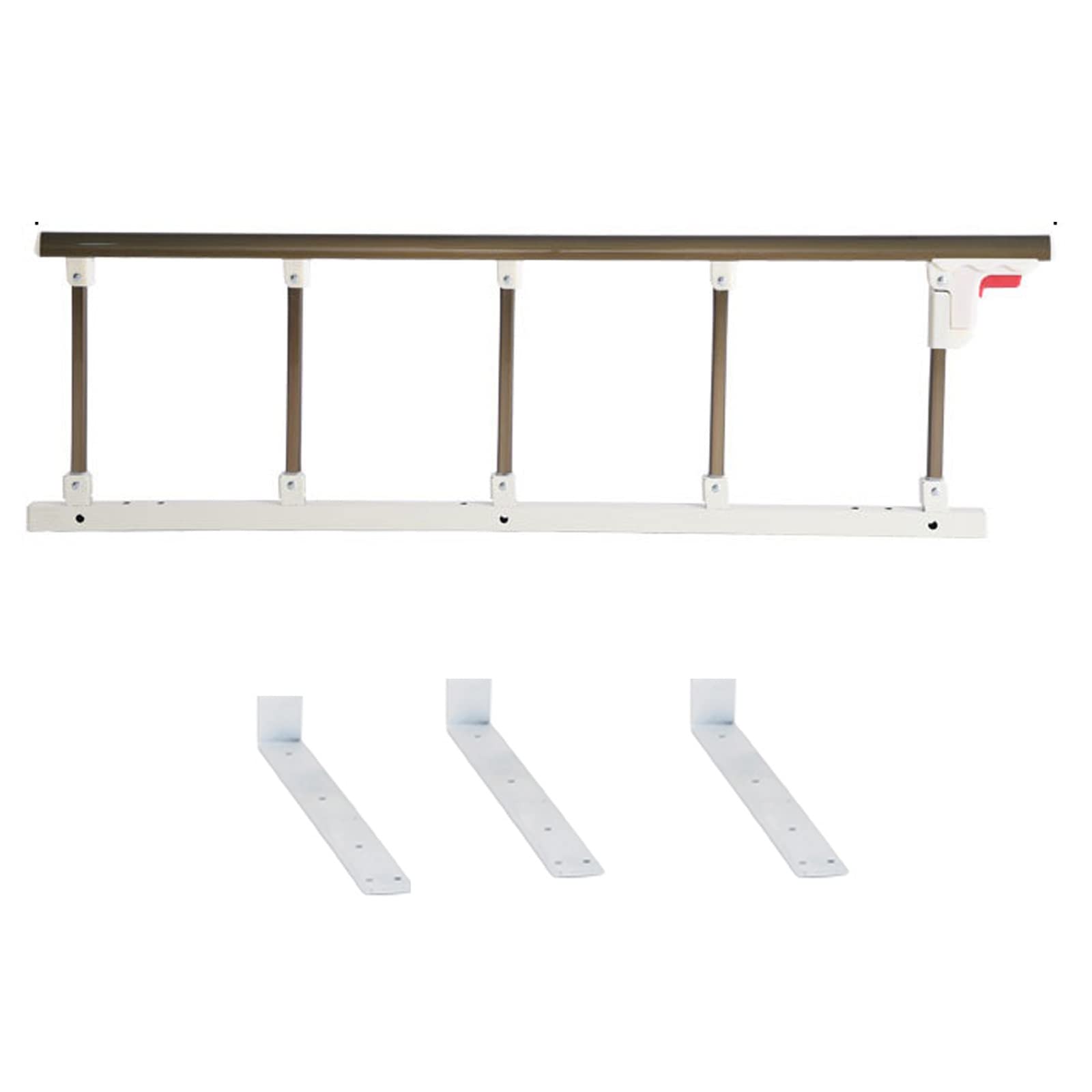 Rieles de Cama Barandilla de Cama Plegable for Ancianos, barandilla para discapacitados Barra de Parachoques de Agarre de Metal Corralito, Barra de Agarre Oscilante Anticaída Ajustable (Size :