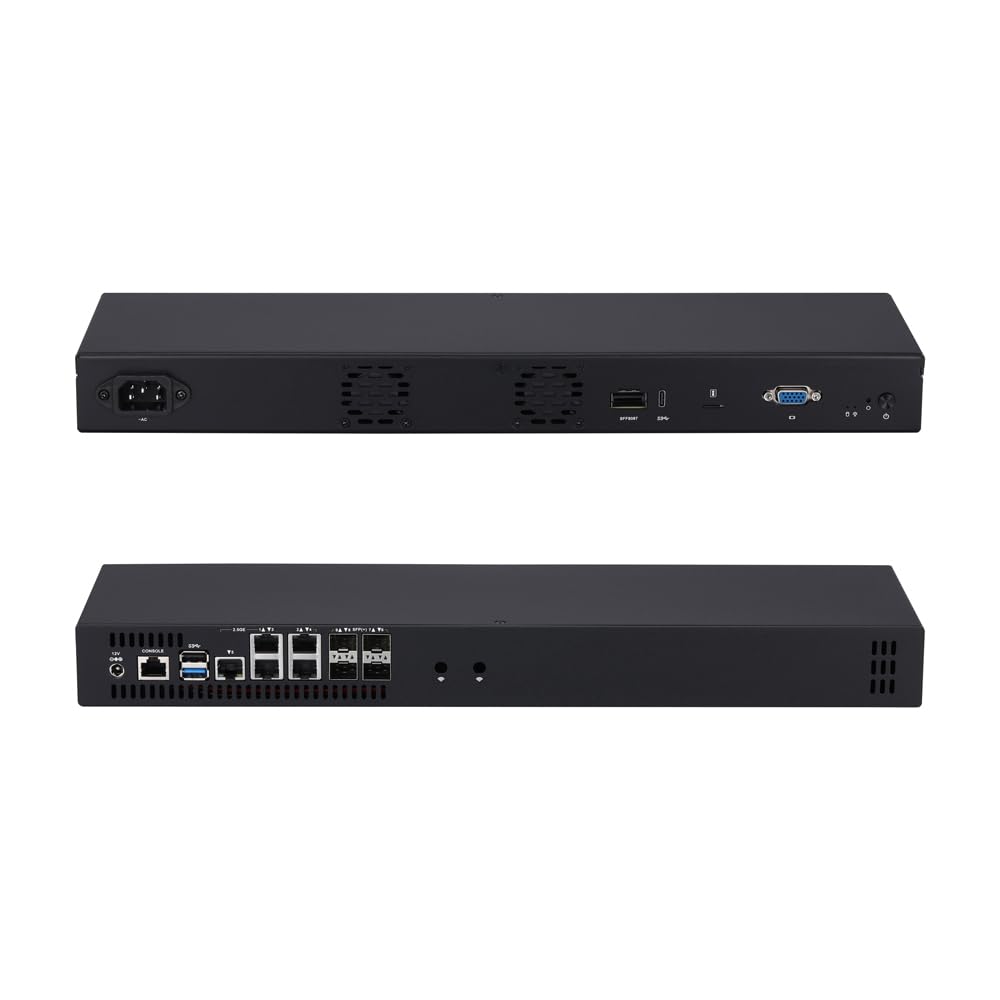 Snapklik.com : 1U 5X 2.5G LAN 4 SFP+ Barebone System Desktop Router ...