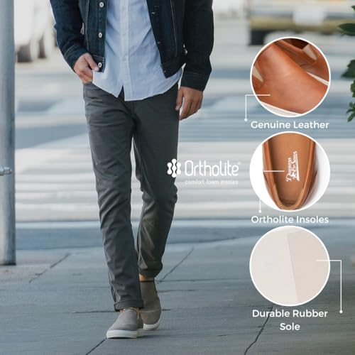 Dunross & Sons Mens Sneakers. Fashion Sneakers. Lace-Up Or Slip-On Mens Casual Shoes. Comfortable Leather Shoes.2