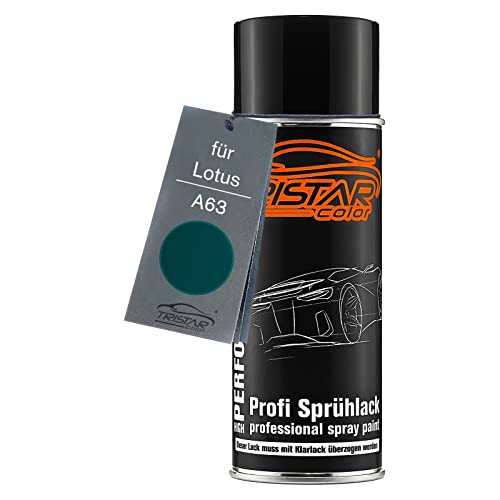 TRISTARcolor Autolack Spraydose für Lotus A63 New Britisch Racing Green Basislack Sprühdose 400ml