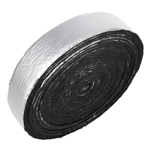 Baluue Aluminum Foil Insulation Tape Thick Self-Adhesive Reflective Thermal Barrier for Pipe Insulation Energy Saving Window Film for Winter Multipurpose Foil Roll for Greenhouse and