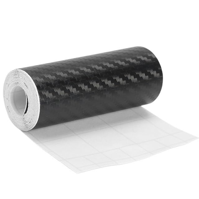 Covering Carbone Voiture Protection Seuil de Porte Pare-Chocs Bande Adhésive Anti-Rayure 10m