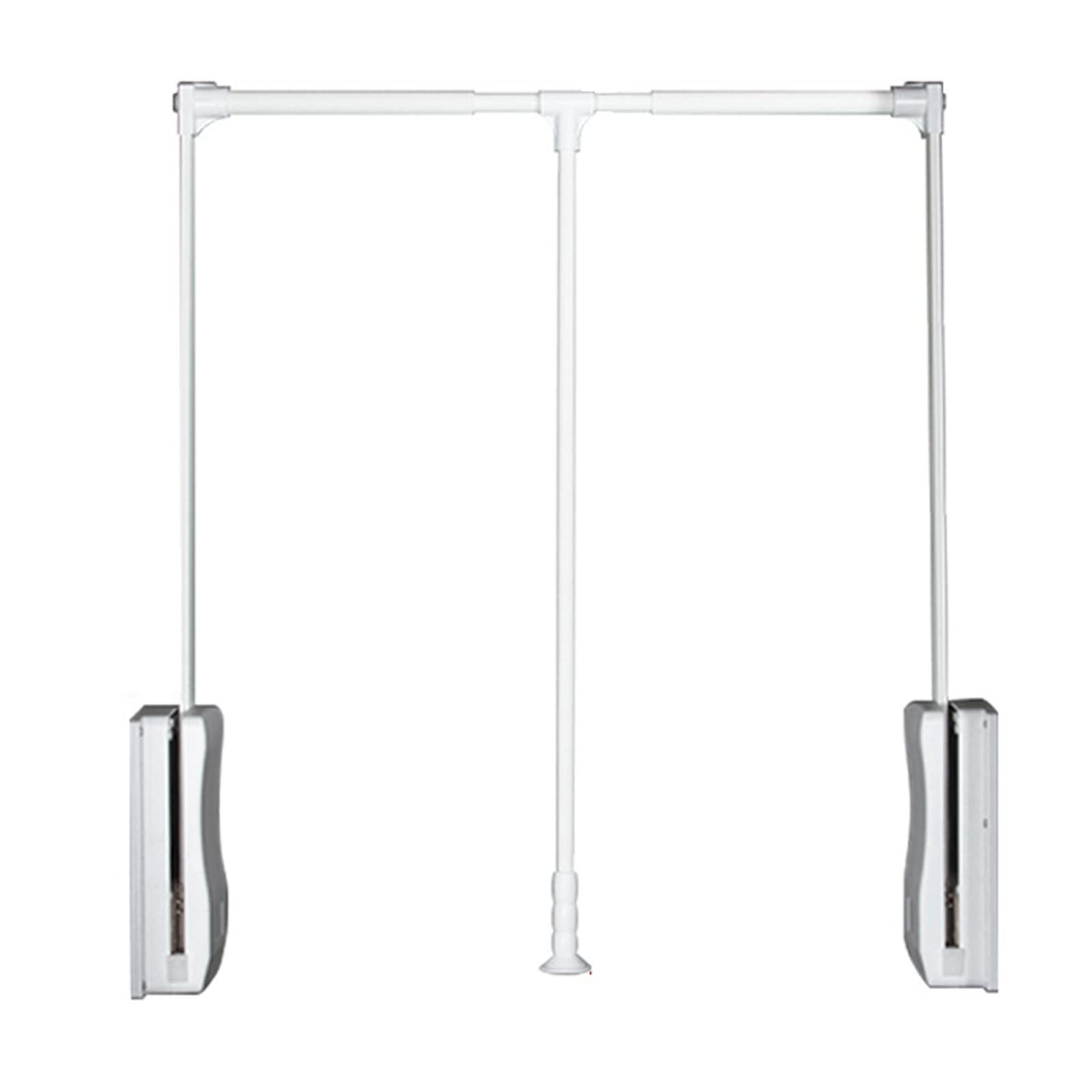 Tringle de placard FANDIAO avec arrêt à 90° et charge de 15 kg