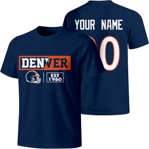 Image of ANTKING T Shirt Custom Short Sleeves for Women Men Youth | Custom Crew Neck T Shirt with Name Number Gift