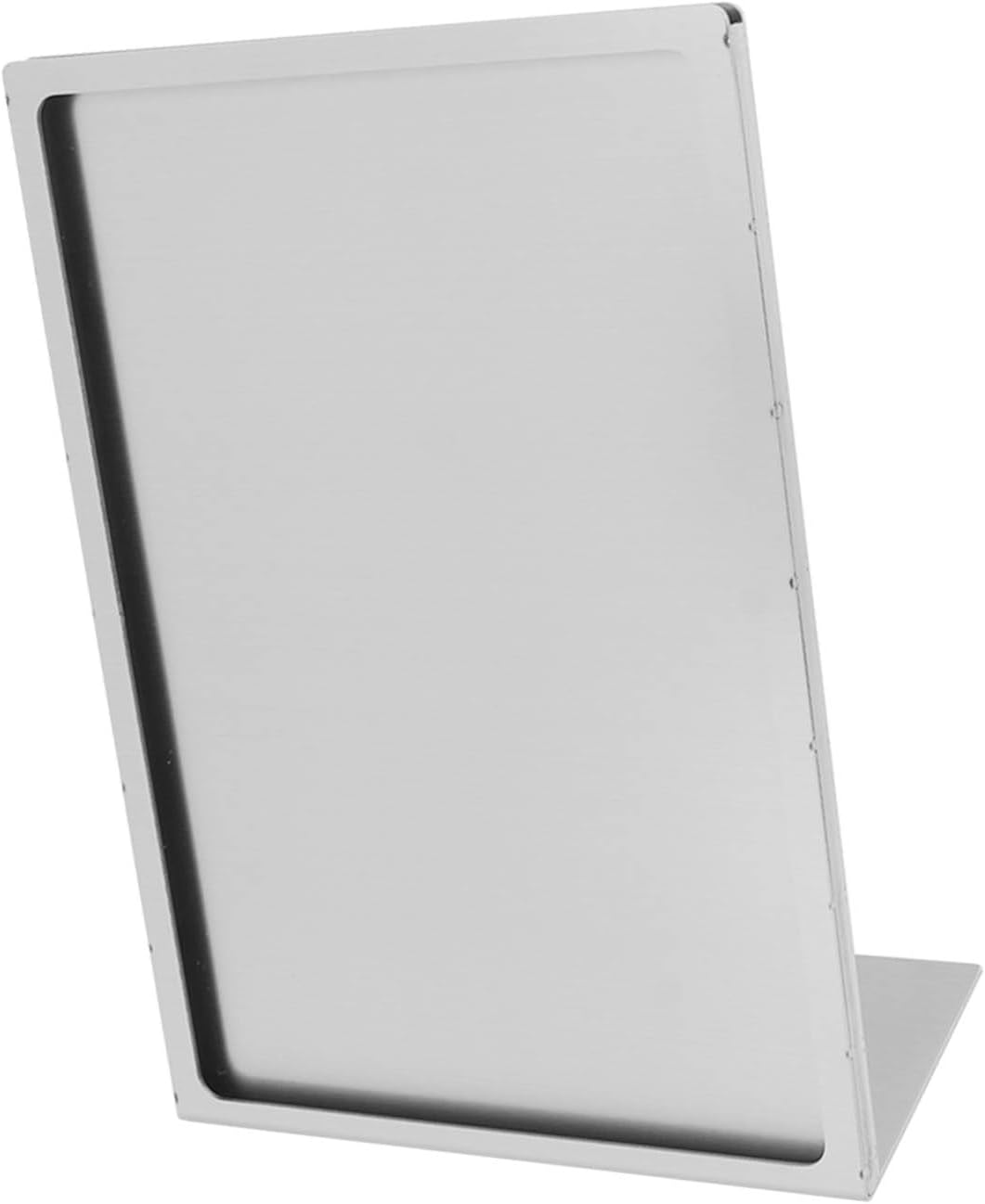 Tyenaza Vertical Sign Holder, Tabletop Menu Display Stand Stainless Steel for Hotel Restaurant