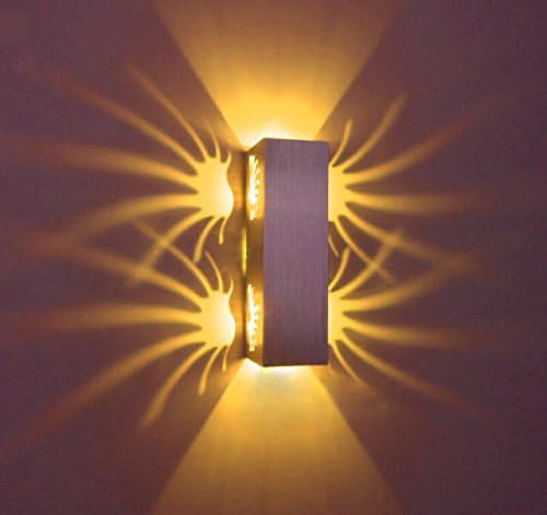 6W LED Wall Sconce Night Light Fixture Hi-Brightness Lamp Kit