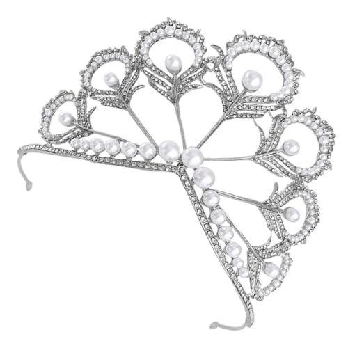 Tiara de novia accesorio cabello para novias ceremonia Toddmomy