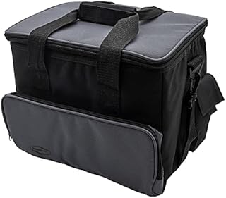 RoadPro RP5370 12-Volt Soft Sided Cooler Bag,Gray and Black,Medium