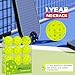 PIKESOUL Pikleball Balls, 12 Pack of 40 Hole Outdoor Pickleball Balls, High Bounce and Visibility, Durable and Balanced Pickleball Balls for All Pickleball Paddles & All Skill Levels - Green
