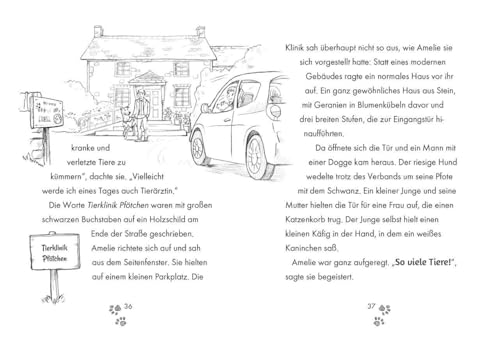 Tierklinik Pfötchen (Band 1) - Ein verletztes Kätzchen: Kleine Tierretterin mit großem Herzen! - Kinderbuch für Erstleser zum Vorlesen und Selberlesen ab 7 Jahren